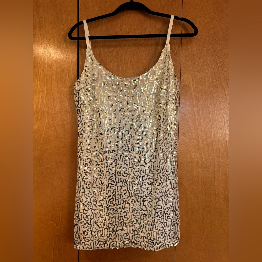 Neiman Marcus Gold Sequin Camisole Top